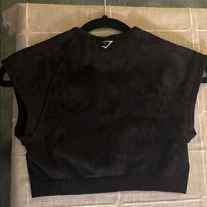 Gymshark Black Crop Top